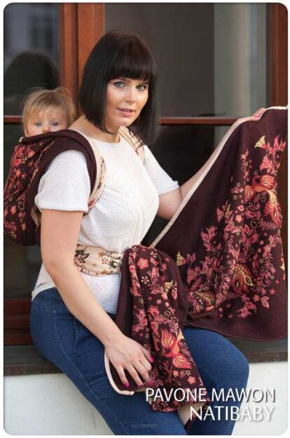 Pavone Mawon, WRAP, [100% cotton] baby wrap, baby wraps, babywearing, wrap, wraps, for children, for child, sling, slings, baby sling, baby slings