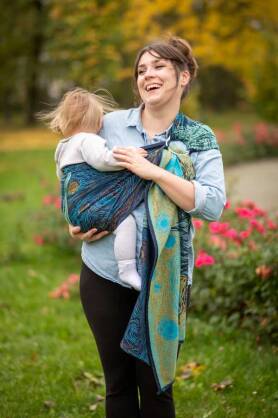Starry Night Glitter, RING SLING, [93% Cotton, 7% Polyester]