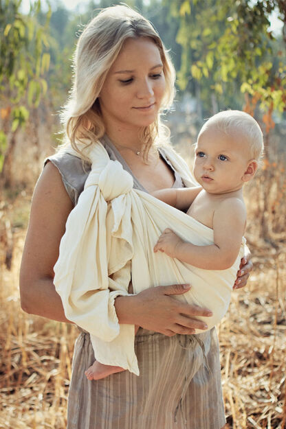 Ecru, RING SLING, [100% cotton]