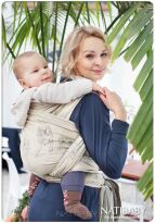 Koala Ivory, WRAP, [70% cotton, 30% linen] baby wrap, baby wraps, babywearing, wrap, wraps, for children, for child, sling, slings, baby sling, baby slings