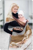 Africa Quente - Black, WRAP, [50% linen, 50% cotton] baby wrap, baby wraps, babywearing, wrap, wraps, for children, for child, sling, slings, baby sling, baby slings
