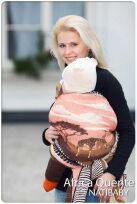 Africa Quente - Black, WRAP, [50% linen, 50% cotton] baby wrap, baby wraps, babywearing, wrap, wraps, for children, for child, sling, slings, baby sling, baby slings