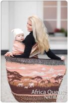 Africa Quente - Black, WRAP, [50% linen, 50% cotton] baby wrap, baby wraps, babywearing, wrap, wraps, for children, for child, sling, slings, baby sling, baby slings