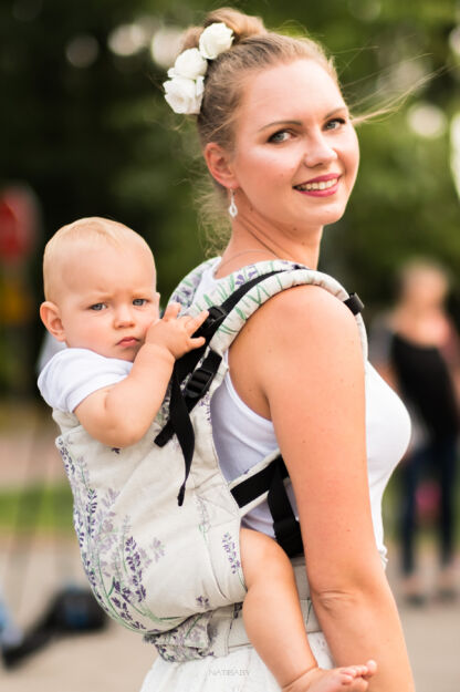 Lavender, NatiGrow Adjustable Carrier, [100% cotton]