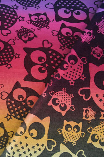 Mysterious Owls Night, WRAP, [100% cotton]