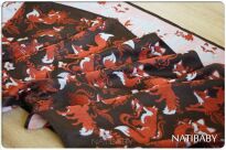 Foxes Brun 2018, WRAP, [50% cotton, 25% linen , 15% ramie, 10% silk] baby wrap, baby wraps, babywearing, wrap, wraps, for children, for child, sling, slings, baby sling, baby slings