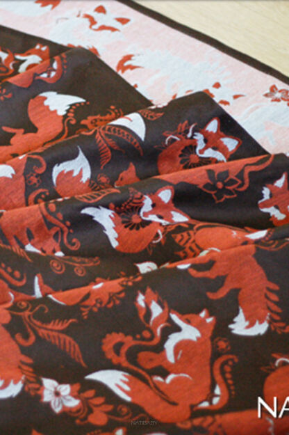 Foxes Brun 2018, WRAP, [50% cotton, 25% linen , 15% ramie, 10% silk]