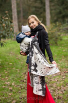 Magical Unicorn Black Pearl, RING SLING, [100% cotton] baby wrap, baby wraps, babywearing, wrap, wraps, for children, for child, sling, slings, baby sling, baby slings