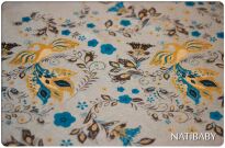 Pavone Brown, WRAP, [50% merino, 50% cotton] baby wrap, baby wraps, babywearing, wrap, wraps, for children, for child, sling, slings, baby sling, baby slings