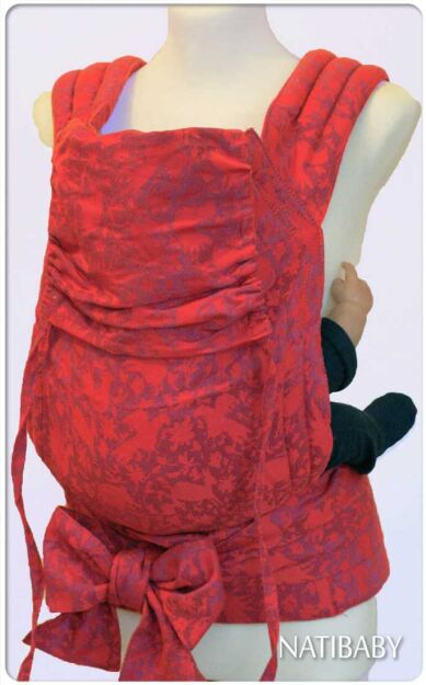 Otomi Morado, MEI TAI CARRIER, [70% cotton, 30% hemp] baby carrier, baby carriers, ergonomic baby carrier, ergonomic baby carriers, ssc carrier, ssc carriers, ssc baby carrier, ssc baby carriers