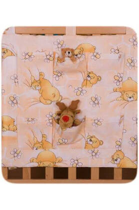 Teddies and bees orange(hanging pocket)