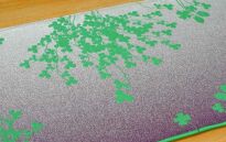 Clovers Ombre, WRAP, [50% bamb.visc.,25% linen, 25% cotton] baby wrap, baby wraps, babywearing, wrap, wraps, for children, for child, sling, slings, baby sling, baby slings