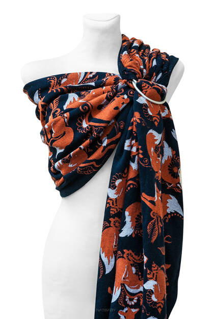 Foxes Orenji, RING SLING, [100% cotton]