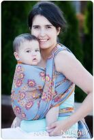 Kurpie Sunset, WRAP, [50% hemp, 50% cotton] baby wrap, baby wraps, babywearing, wrap, wraps, for children, for child, sling, slings, baby sling, baby slings