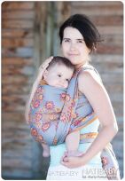 Kurpie Sunset, WRAP, [50% hemp, 50% cotton] baby wrap, baby wraps, babywearing, wrap, wraps, for children, for child, sling, slings, baby sling, baby slings