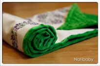 Blanket NatiBlanket Kurpie Purple Natibaby Kurpie-Purple-5-.JPG