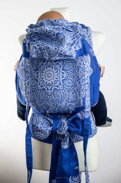 Adornos Indios Blue Version 2, MEI TAI CARRIER, [100% cotton]
