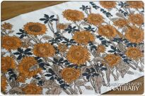 Sunflowers Ivory, WRAP, [50% cotton, 50% bamb.visc.] baby wrap, baby wraps, babywearing, wrap, wraps, for children, for child, sling, slings, baby sling, baby slings