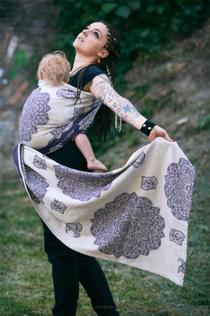 Adornos Indios Purple, WRAP, [100% cotton]