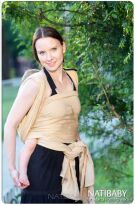 Rivea Gold No Cotton, WRAP, [80% bamb.visc., 20% linen], sp.off. baby wrap, baby wraps, babywearing, wrap, wraps, for children, for child, sling, slings, baby sling, baby slings