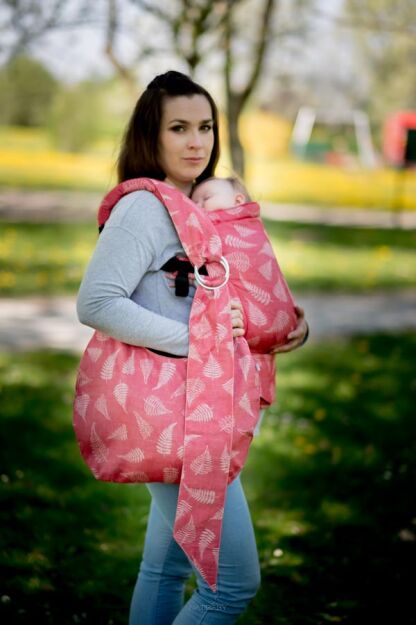 Hobo Bag Ferns Red