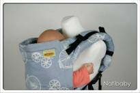 Bikes Blue, NATIGO CARRIER, [100% cotton] baby carrier, baby carriers, ergonomic baby carrier, ergonomic baby carriers, ssc carrier, ssc carriers, ssc baby carrier, ssc baby carriers