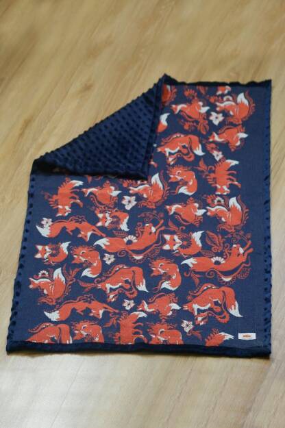 NatiBlanket Foxes Orenji