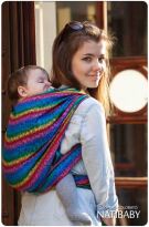 Leopard Colorato, WRAP, [70% cotton, 30% hemp] baby wrap, baby wraps, babywearing, wrap, wraps, for children, for child, sling, slings, baby sling, baby slings