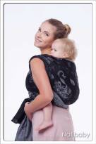Avian Chic, WRAP, [70% cotton, 30% linen] baby wrap, baby wraps, babywearing, wrap, wraps, for children, for child, sling, slings, baby sling, baby slings