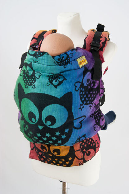 Owls Rainbow Explosion, NatiGrow Adjustable Carrier, [100% cotton]
