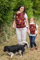 Funny Creatures Fire, NATIGO CARRIER, [100% cotton] baby carrier, baby carriers, ergonomic baby carrier, ergonomic baby carriers, ssc carrier, ssc carriers, ssc baby carrier, ssc baby carriers