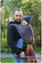 Phoenix Fiery, WRAP, [100% cotton] baby wrap, baby wraps, babywearing, wrap, wraps, for children, for child, sling, slings, baby sling, baby slings