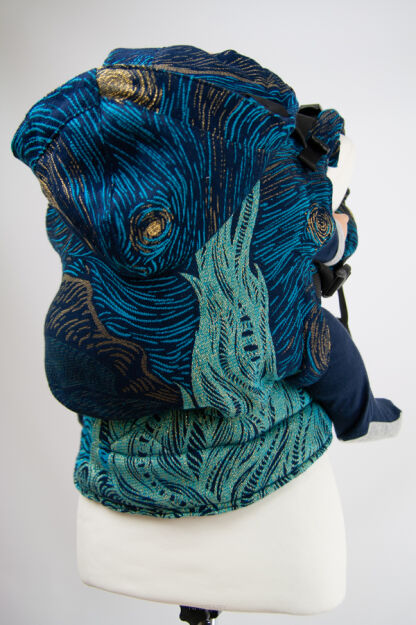 Starry Night Glitter, MEI TAI CARRIER [93% cotton, 7% polyester]