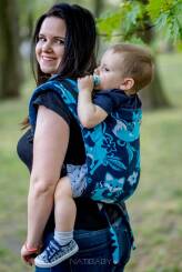 Foxes Blue, ONBUHIMO CARRIER, [100% cotton]