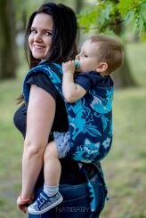 Foxes Blue, ONBUHIMO CARRIER, [100% cotton]