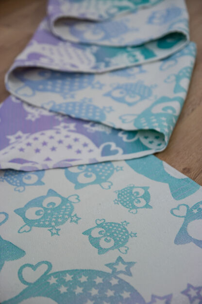 Doll Wrap Owls Aurora Glitter