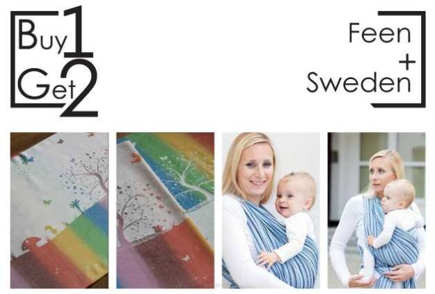 Buy1Get2 Feen 3.2 + Sweden RING S baby wrap, baby wraps, babywearing, wrap, wraps, for children, for child, sling, slings, baby sling, baby slings