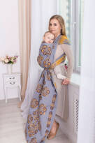 Kurpie Chamois, WRAP, [75% Cotton, 25% Silk] baby wrap, baby wraps, babywearing, wrap, wraps, for children, for child, sling, slings, baby sling, baby slings
