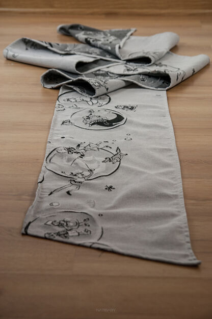 Doll Wrap Once Up On A Fairytale Black&White