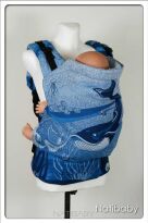 Ocean Navy Blue, NATIGO CARRIER, [100% cotton] baby carrier, baby carriers, ergonomic baby carrier, ergonomic baby carriers, ssc carrier, ssc carriers, ssc baby carrier, ssc baby carriers