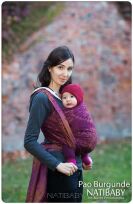 Pao Burgunde, WRAP, [70% cotton, 30% linen] baby wrap, baby wraps, babywearing, wrap, wraps, for children, for child, sling, slings, baby sling, baby slings