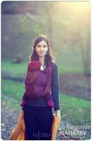 Pao Burgunde, WRAP, [70% cotton, 30% linen] baby wrap, baby wraps, babywearing, wrap, wraps, for children, for child, sling, slings, baby sling, baby slings