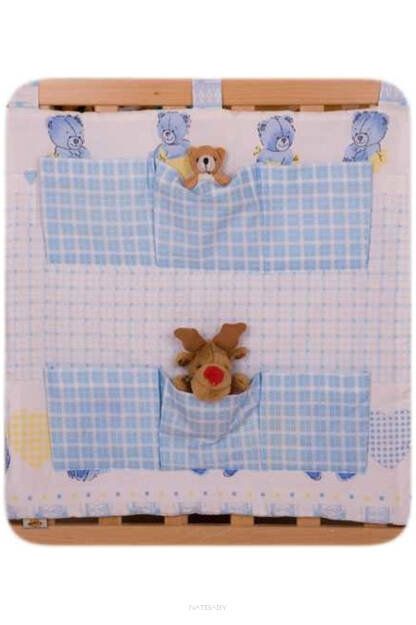Teddies with a flag (hanging pocket)