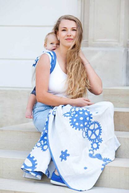 Gears Safire, WRAP, [70% cotton, 30% linen] baby wrap, baby wraps, babywearing, wrap, wraps, for children, for child, sling, slings, baby sling, baby slings
