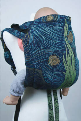 Starry Night Glitter, ONBUHIMO CARRIER, [93% cotton, 7% polyester]