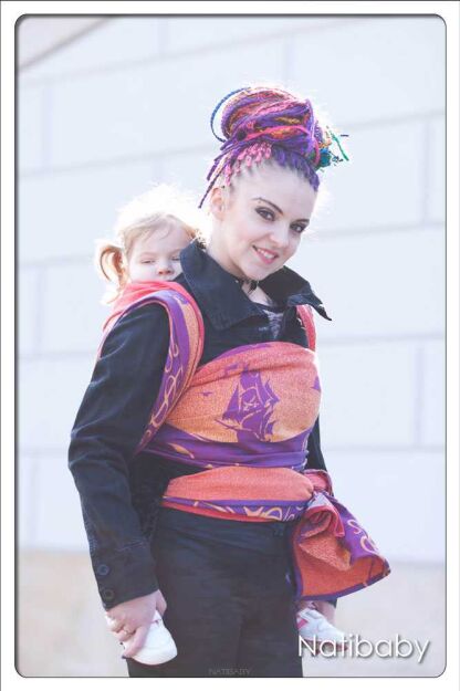 Kraken Frago, RING SLING, [75% cotton, 25% merino] baby wrap, baby wraps, babywearing, wrap, wraps, for children, for child, sling, slings, baby sling, baby slings