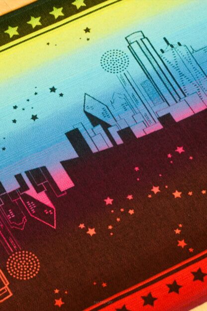 Dallas Rainbow 2, WRAP, [100% cotton]