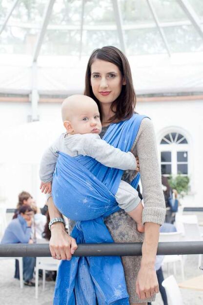 Shiny Sky, WRAP, [70% cotton, 30% linen] baby wrap, baby wraps, babywearing, wrap, wraps, for children, for child, sling, slings, baby sling, baby slings