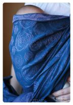 Ring Sling Natibaby Design Quadroses Granat/ Wrzos QUADROSES_INDIGO_HEATHER2.jpg