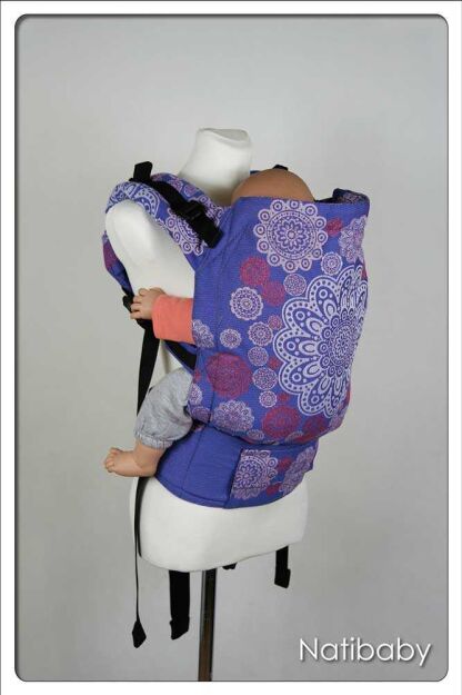 Ornament Circles Lazur, NATIGO CARRIER, [90% cotton, 10% polyester] baby carrier, baby carriers, ergonomic baby carrier, ergonomic baby carriers, ssc carrier, ssc carriers, ssc baby carrier, ssc baby carriers